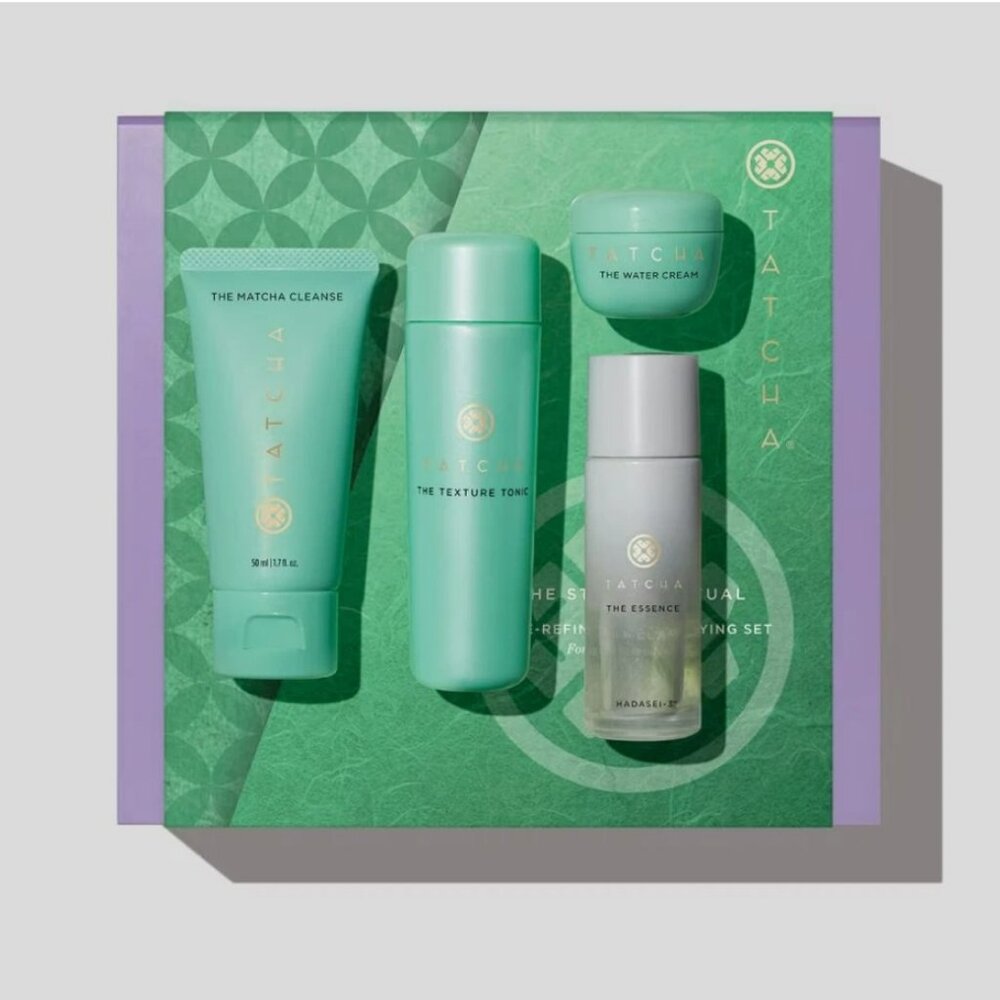 Tatcha The Starter Ritual Pore-Refining & Clarifying Set Water Cream $103 Value - Picture 4 of 6